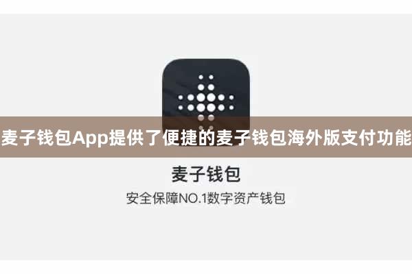 麦子钱包App提供了便捷的麦子钱包海外版支付功能