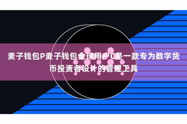 麦子钱包P麦子钱包全球用户C是一款专为数字货币投资者设计的管理工具
